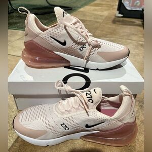 Nike Women's Air Max 270 in Light Pink and White